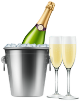 a celebratory champagne